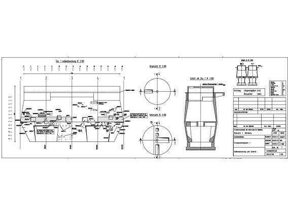 Instandsetzungsentwurf Silos Kl&auml;rwerk