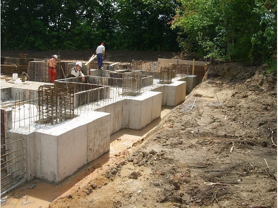 Neubau einer Salzlagerhalle