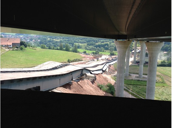 1. Hauptpr&uuml;fung Unterbau Sinntalbr&uuml;cke