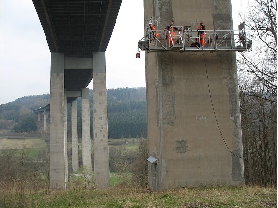 Grenzwaldbr&uuml;cke Unterbau