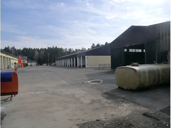 Neubau einer Salzlagerhalle